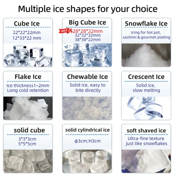 Ice Machine, 100kg, 24h - view 6