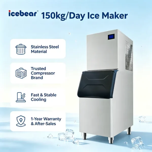 Ice Machine, 150kg, 220 V, 985W - view 2