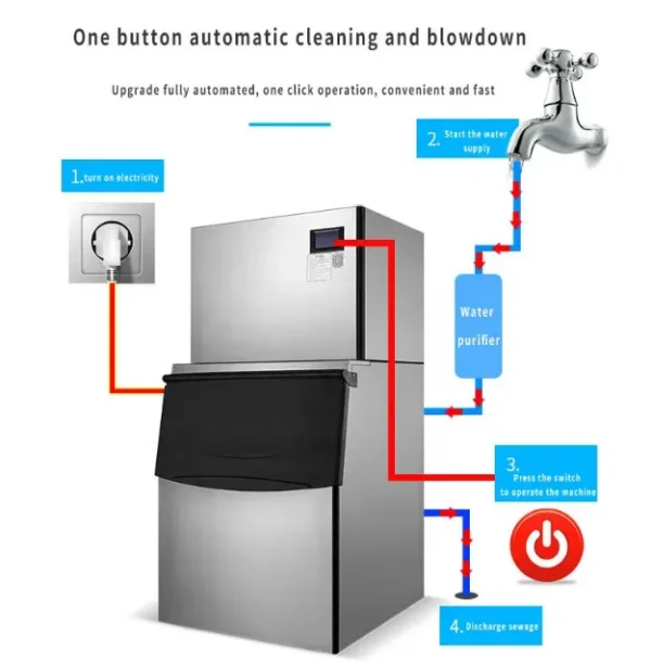 Ice Machine, 240 V, 1300W - view 5
