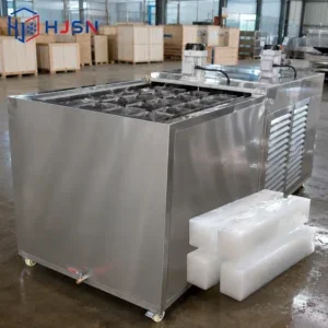 Ice Machine, 380 V, 5.3KW(7.11hp), R404a, ICE BLOCK
