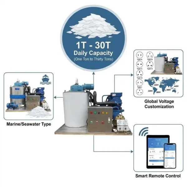 Ice Machine, 500kg-3T/Day, 380 V, 24 Hours - view 5