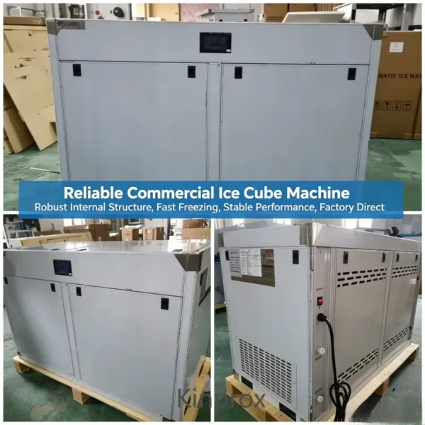Ice Machine, 900kg/day, Stainless, Steel - view 4