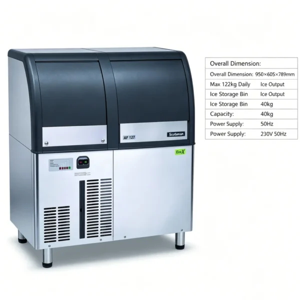 Ice Machine, AF127, 220V, 50Hz, R290 - view 3