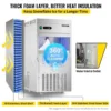 Ice Machine, SIHAO, 132LBS/24H, ETL, Stainless - view 4