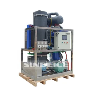 Ice Machine, SINDEICE, 1T/24hrs, Stainless, Steel