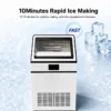 Ice Machine, Stainless, Steel, 72kg, 160LBS - view 2