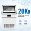 Ice Machine, Stainless, Steel, 72kg, 160LBS - view 3