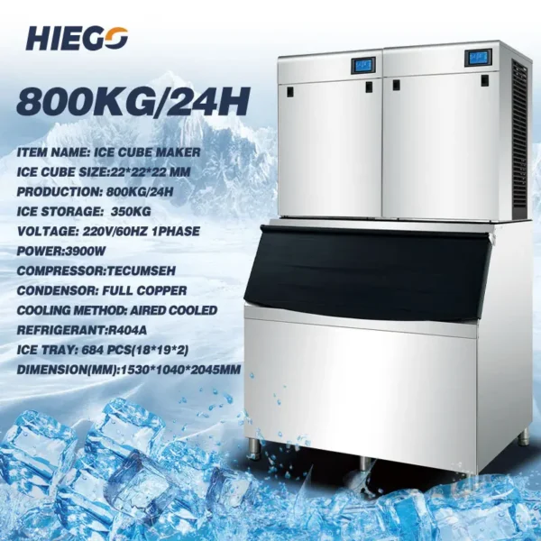 Ice Machines, 1000kg/24hr, 4400w - view 4