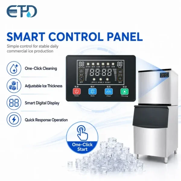 Ice Machines, 100kg, 250kg, 500kg, Stainless - view 3
