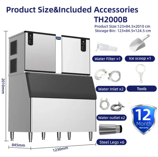 Ice Machines, 100Kg, 300Kg, 400, 500Kg - view 6