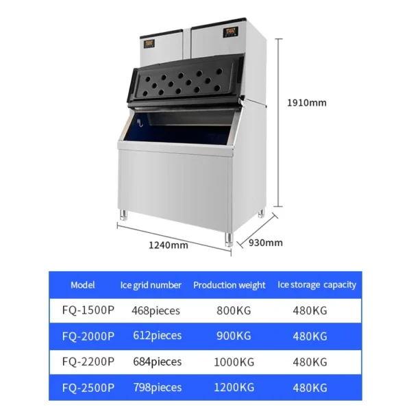 Ice Machines, 1200kg, > 80 kg, Electric - view 4