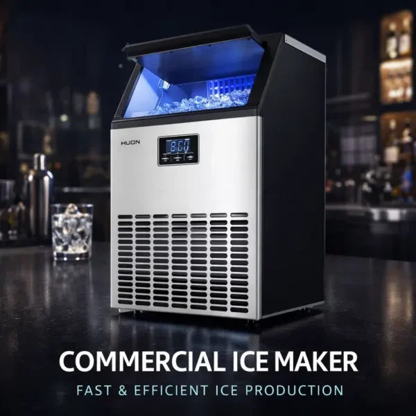Ice Machines, 15KG, Stainless, Steel