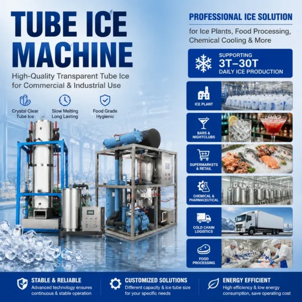 Ice Machines, 15T, 220 V, 25kw