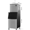 Ice Machines, 160KG, Stainless, Steel - view 2