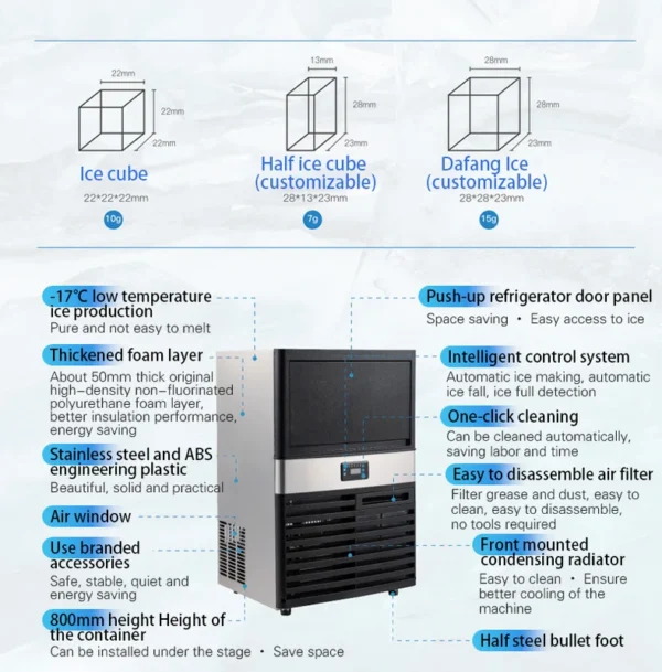 Ice Machines, 25kg, 40kg, 60kg, 80kg - view 5