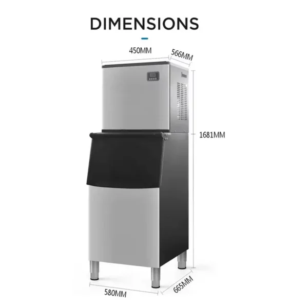 Ice Machines, 300kg, Stainless, Steel - view 5