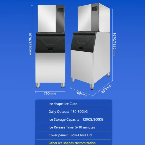 Ice Machines, 500kg/24, 250kg, 300kg, 1ton - view 6