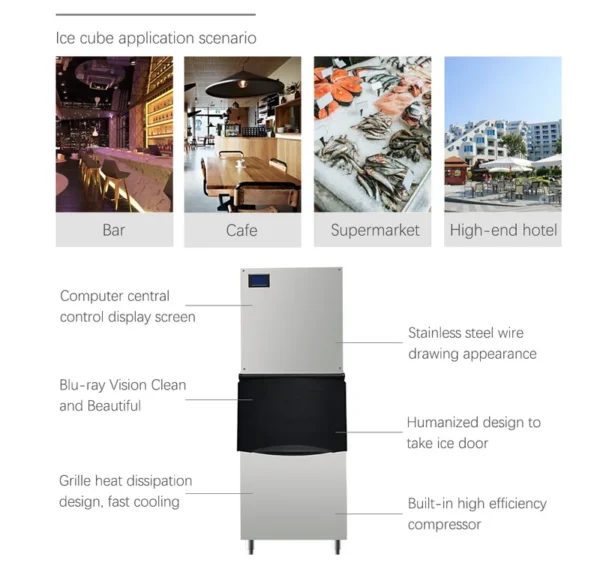 Ice Machines, 500kg/Hours, 220V, 2300 - view 4