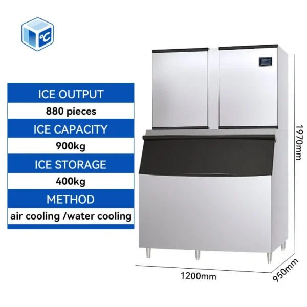 Ice Machines, 900kg/24h, 220 V, 940W-1800W - view 3