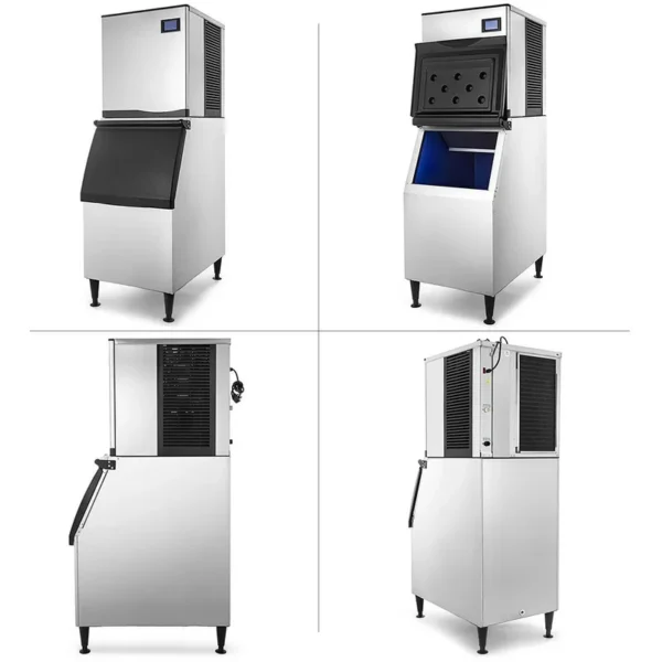 Ice Machines, ETD, ETD-2000P, 1000kg, Stainless - view 2
