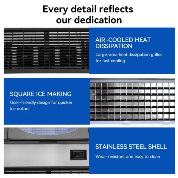 Ice Machines, ETL, 120KG/24H, 126pcs - view 6