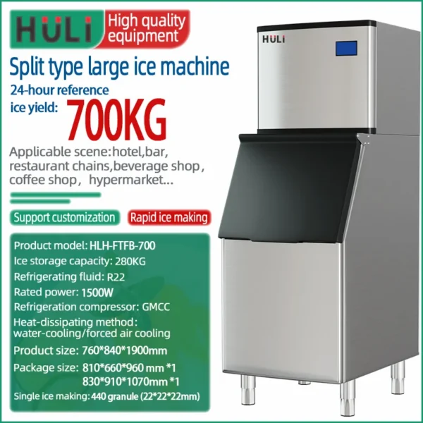 Ice Machines, HULI, Stainless, Steel, 280kg - view 2