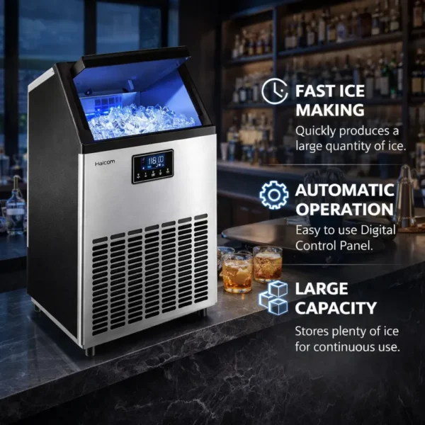Ice Machines, Stainless, Steel, 40-50kg/day - view 3