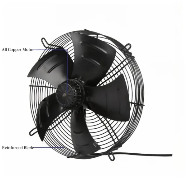 Impeller, 200mm, 220V, 380V, Axial