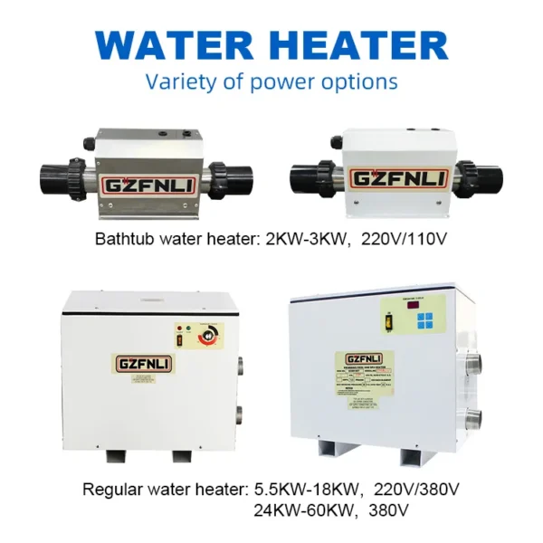 In-ground Swimming Heat Pump, Portable, 5.5-60kw - view 2