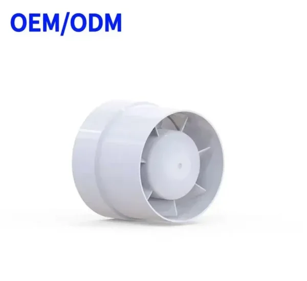 In-line Air Duct Fan, 4inch, ABS, 30W