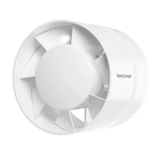 In-line Axial Duct Fan, 12-20W, 33-43dB, Plastic, 220-240V