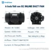 In-line Duct Fan, 160mm, ECO-WATT - view 4