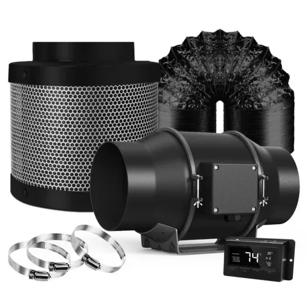 In-line Duct Fan, 245mm, 100~240V