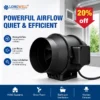 In-line Duct Fan, LONGWELL, AC 100V~240V, Corded Electric - view 2