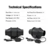 In-line Duct Fan, LONGWELL, AC 100V~240V, Corded Electric - view 6