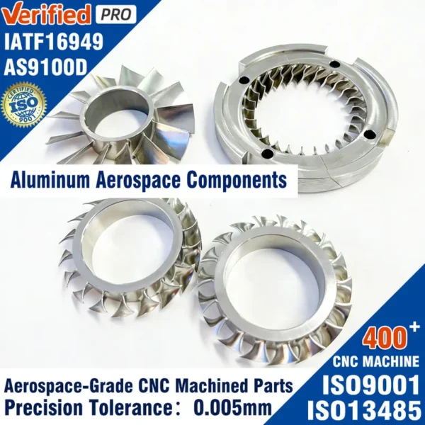 Inconel Aerospace Turbine Compressor, HKAA, CNC, Stainless