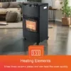Indoor Gas Heater, Portable, Metal - view 2
