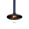 Indoor Hanging Fireplace, Carbon steel, Coal Fireplaces - view 3