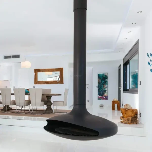 Indoor Hanging Fireplace, Carbon steel, Coal Fireplaces - view 6