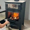 Indoor Modern Firewood Stove, RC0901A, 9KW - view 5