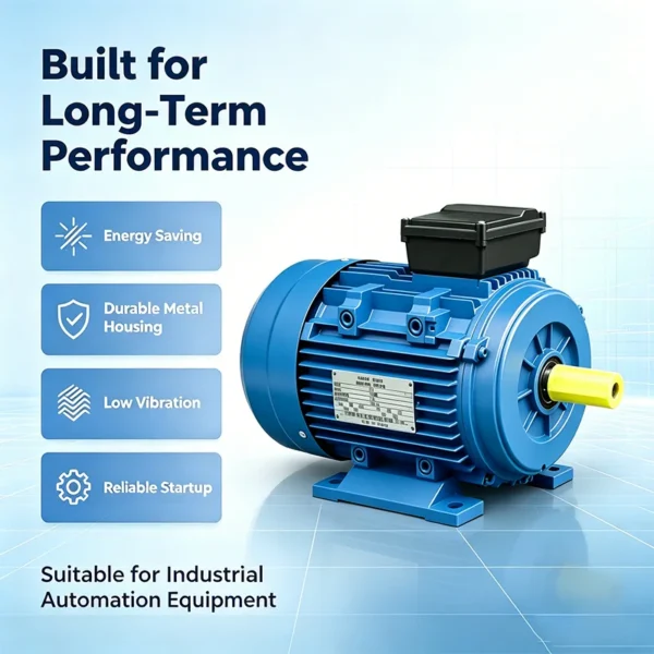 Induction Motor, 220V, 50Hz, Aluminum - view 2