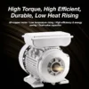 Induction Motor, IE2, 1.1KW, 110V, 220V - view 4