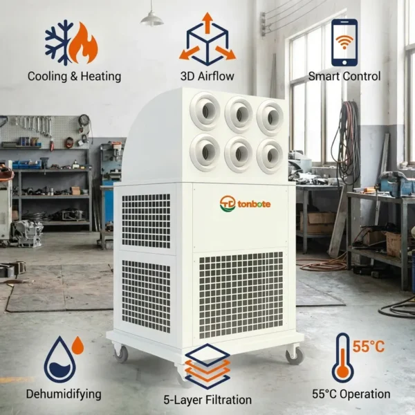 Industrial Air Conditioner, 380V, Portable - view 3