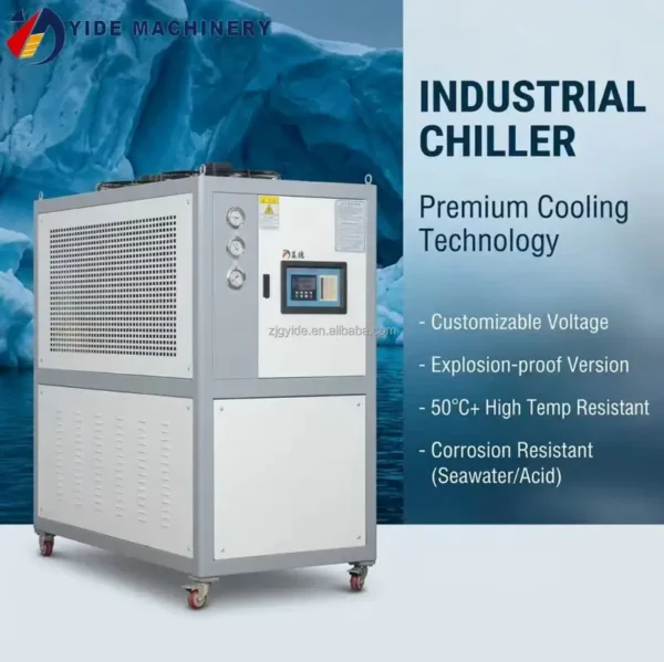 Industrial Air Cooled Chiller, 8HP, Plastic, R134a/R410a - view 2