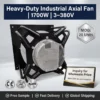 Industrial Air Radial Extractor, B3P310-EC137-010, Aluminium - view 3