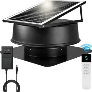 Industrial Attic Vent Fan, Solar, Roof