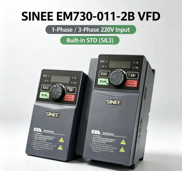 Industrial Automation Motor, SINEE, EM730, 220V, 11KW