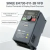 Industrial Automation Motor, SINEE, EM730, 220V, 11KW - view 3