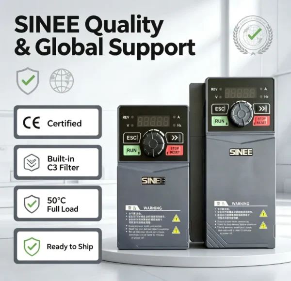 Industrial Automation Motor, SINEE, EM730, 220V, 11KW - view 6