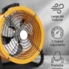 Industrial Axial Blower, 110 V, Electric - view 4